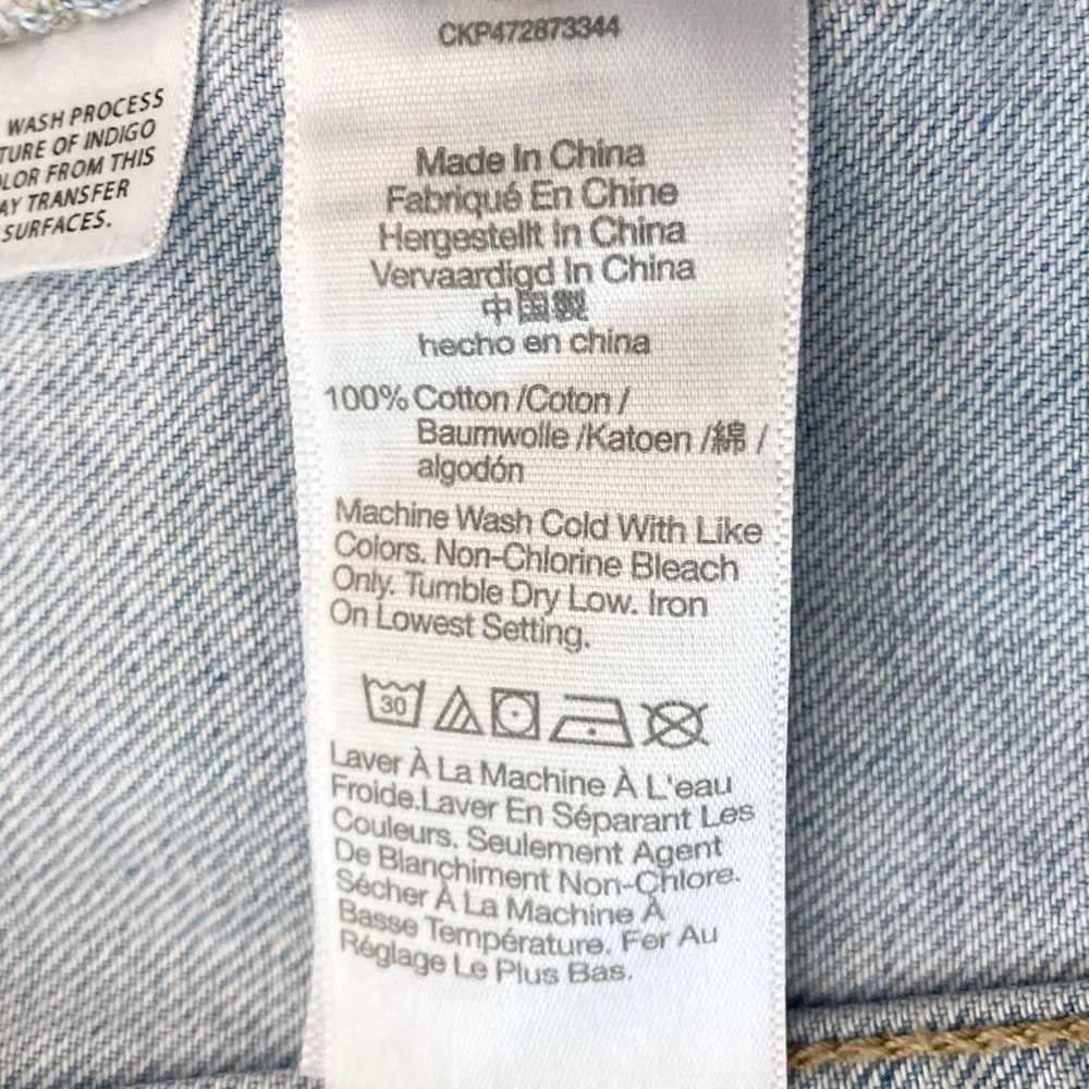 MADEWELL Denim Mini Dress in Blue Palomilla Wash - Picture 10 of 12